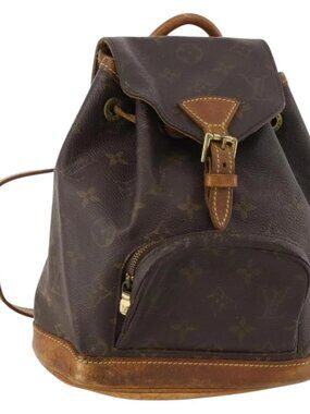 LOUIS VUITTON Monogram Montsouris PM Backpack M51137 LV Auth 163827